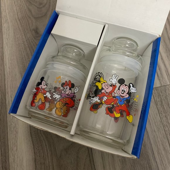 Vintage Disney Glass container | Mickey Mouse | Disney gift | glassware - Picture 3 of 5